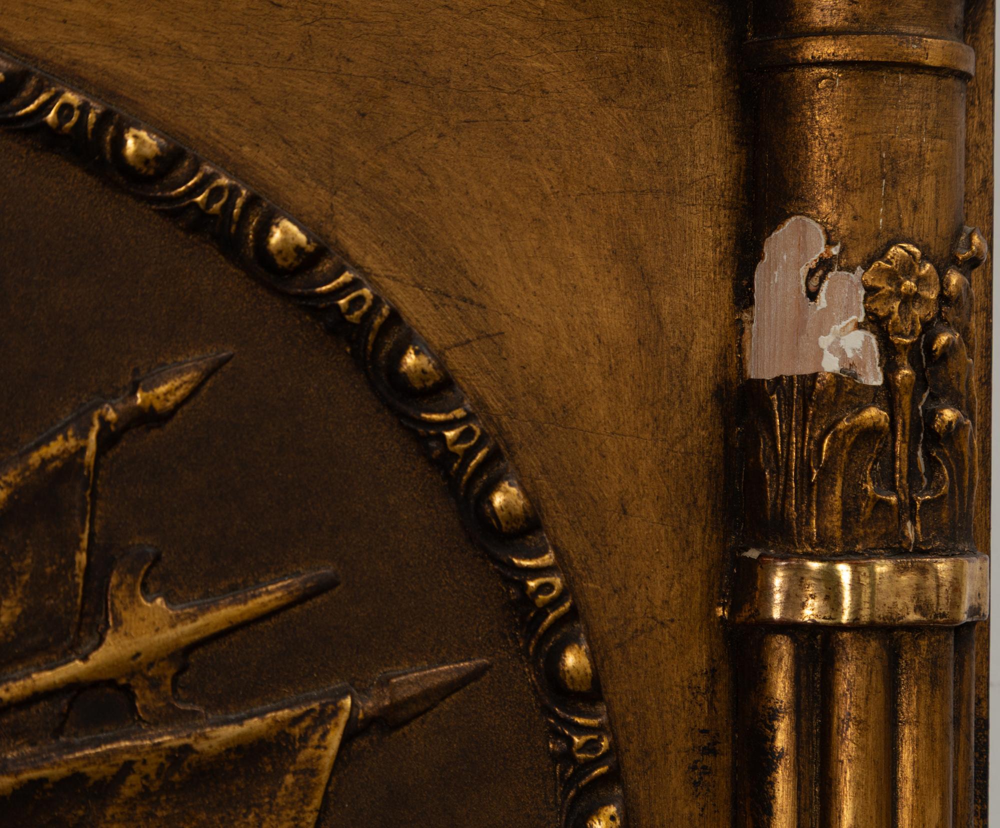 An Empire style mirror, 20th century.