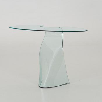 A FIAM GLASS WALL TABLE, 21st century.