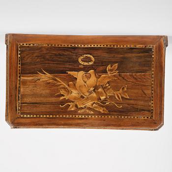 A presumably Italien Louis XVI miniature commode.