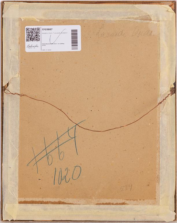 Anders Zorn, "Lavards Anders".