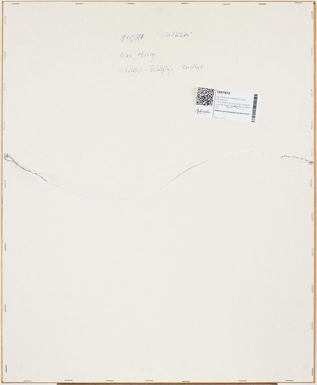 Sten Eklund, dry point etching with watercolouir, signed and dated 1997.