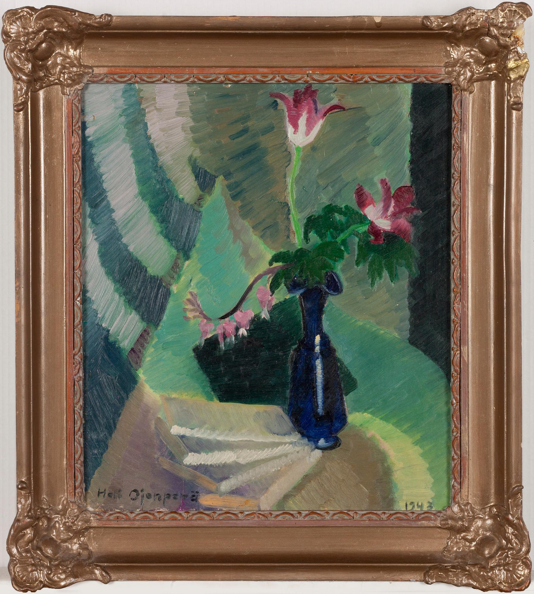 Heli Ojanperä, Still life with flowers.