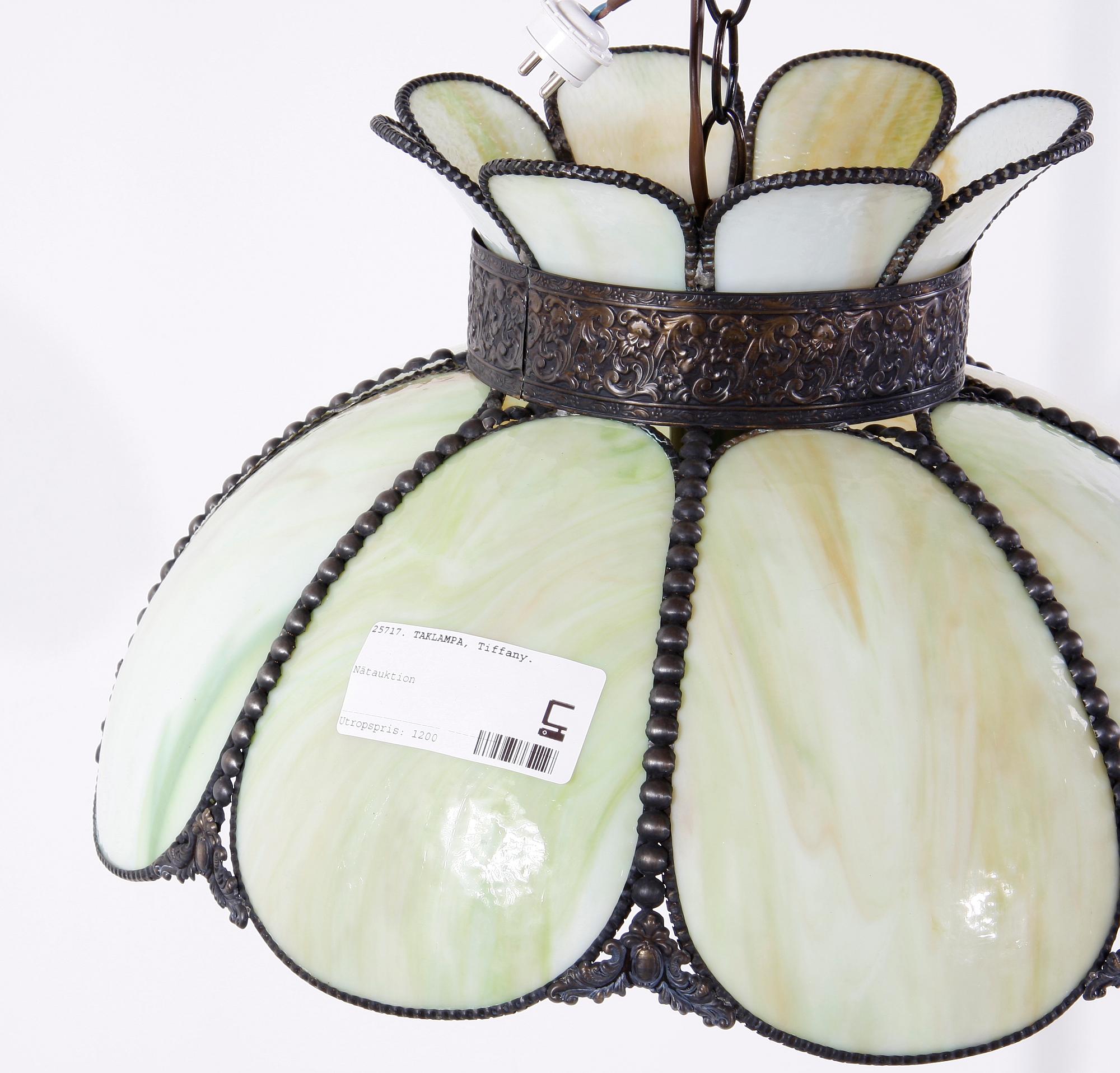 TAKARMATUR, Tiffanystil, glas och metall.