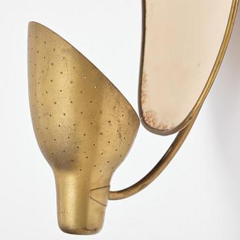 Carl-Axel Acking, a wall lamp model "5017", Bröderna Malmströms Metallvarufabrik, Malmö, 1940s.