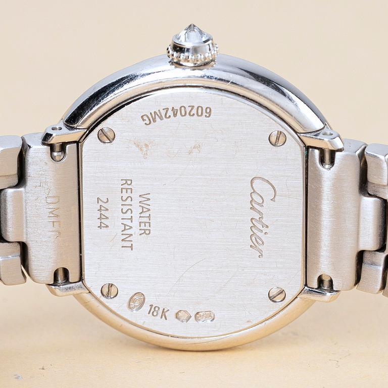Cartier, Trinity, "Diamond set case and bracelet", ca 2000.