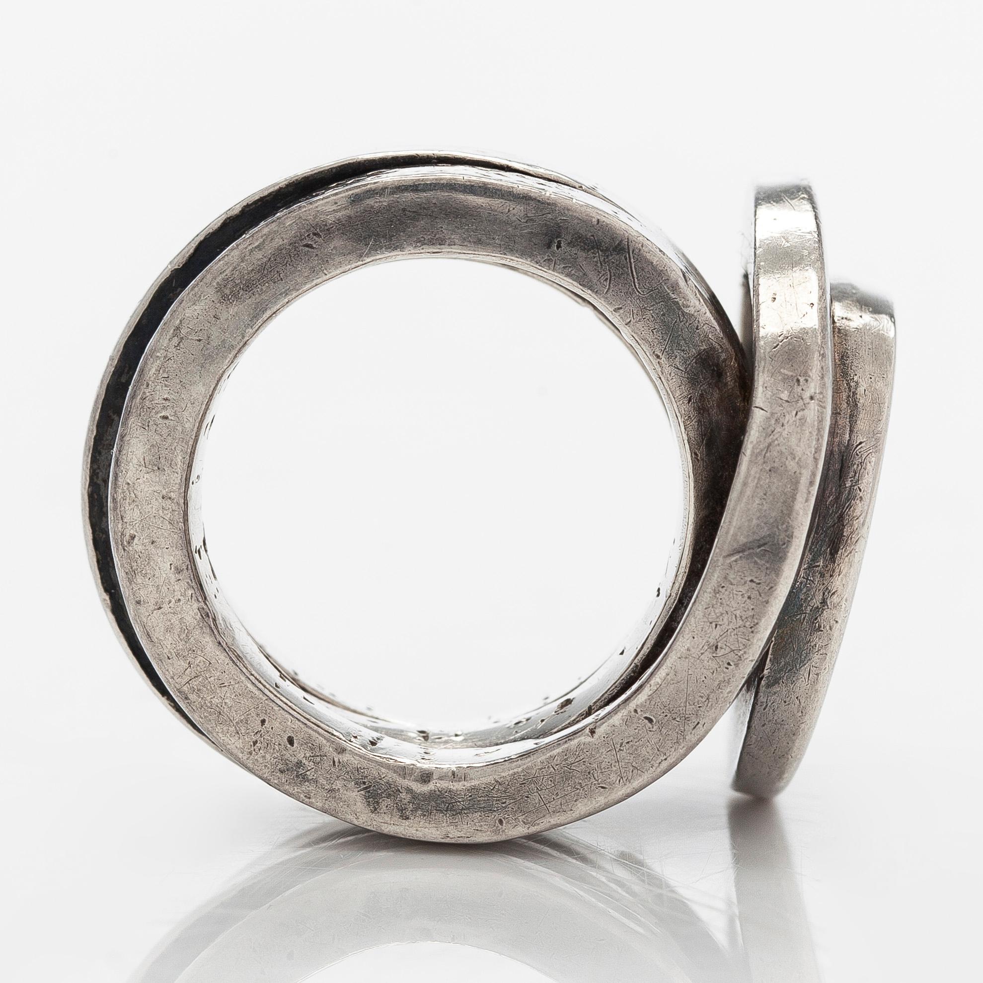 Alexander Calder, a late 1930s silver ring.