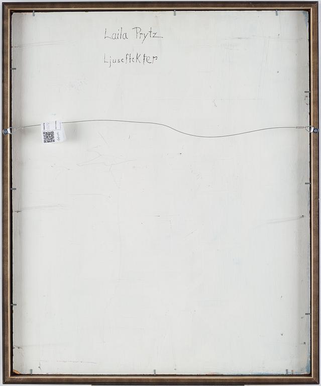 Laila Prytz, olja på pannå, signerad a tergo.