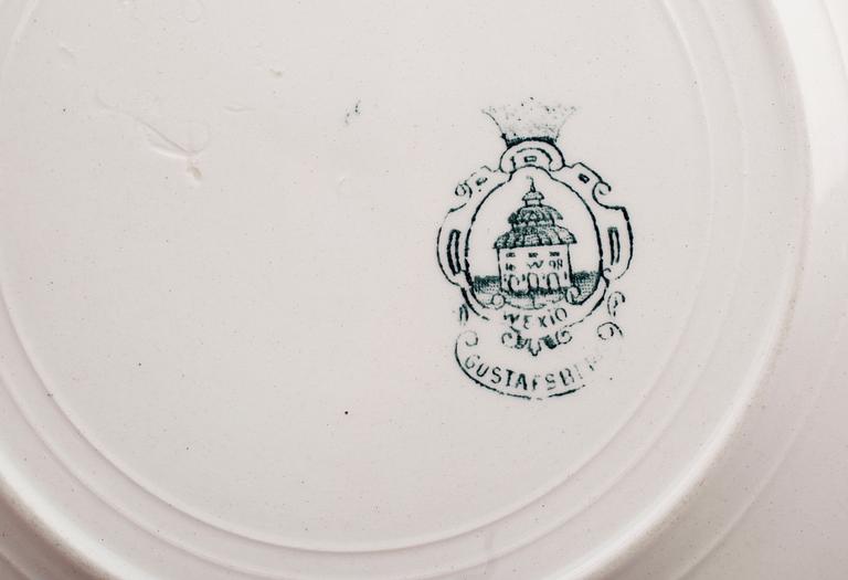 SERVISPORSLIN, 22 delar, Wexiö Guld, omkring år 1900.