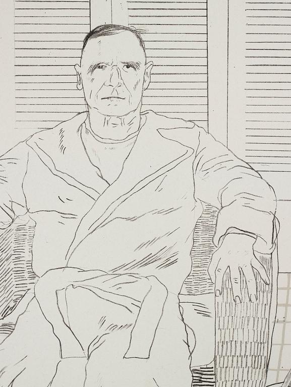 David Hockney, "Christopher Isherwood and Don Bachardy".