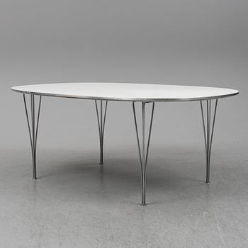 BRUNO MATHSSON & PIET HEIN, bord, "Superellips", Fritz Hansen, Danmark.