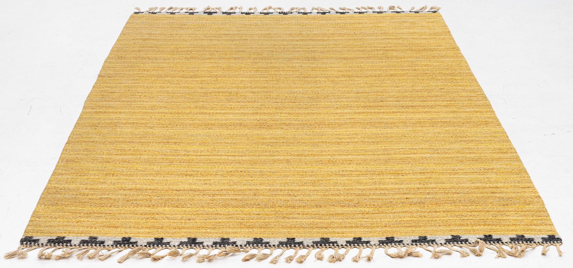 Rakel Carlander, attributed to, a flat weave rug, c. 240 x 165 cm.
