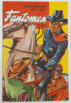 Comic books, Fantomen, no. 1–7, 1950.