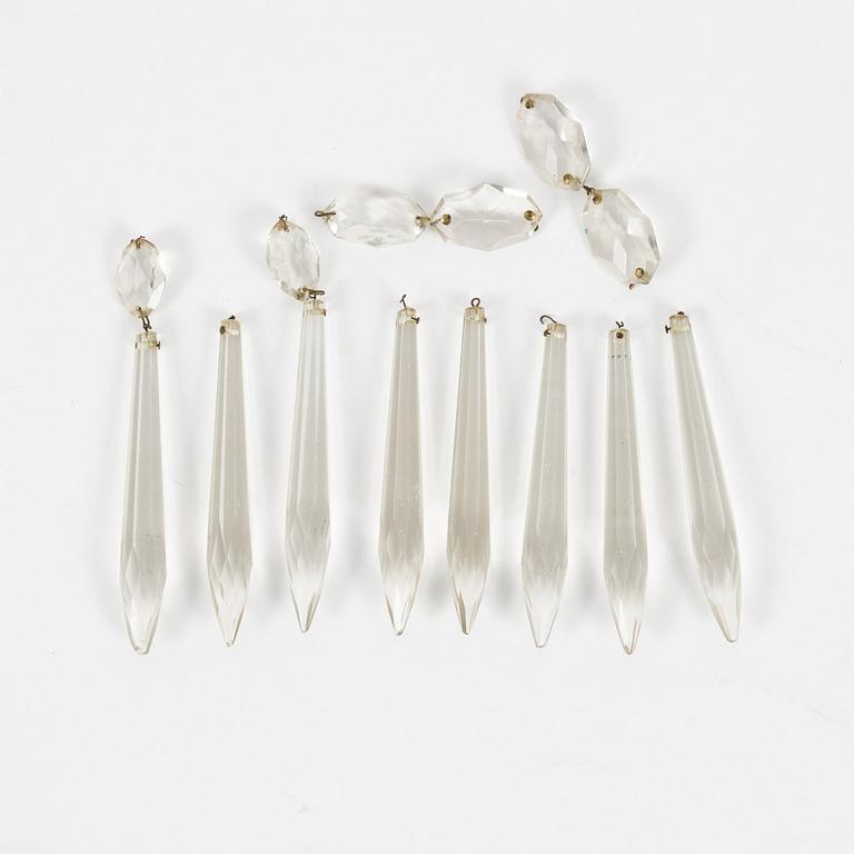 A pair of Gustavian style wall sconces, early 20th Century.