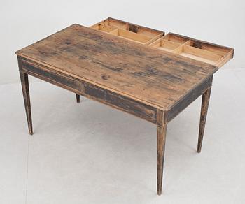 SKRIVBORD, sengustaviansk provins, tidigt 1800-tal.