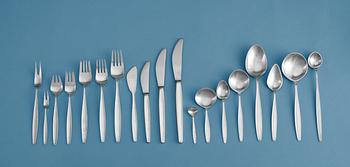 731. A Tias Eckhoff set of 250 pcs 'Cypress' flatware, Georg Jensen, Copenhagen 1952-77.