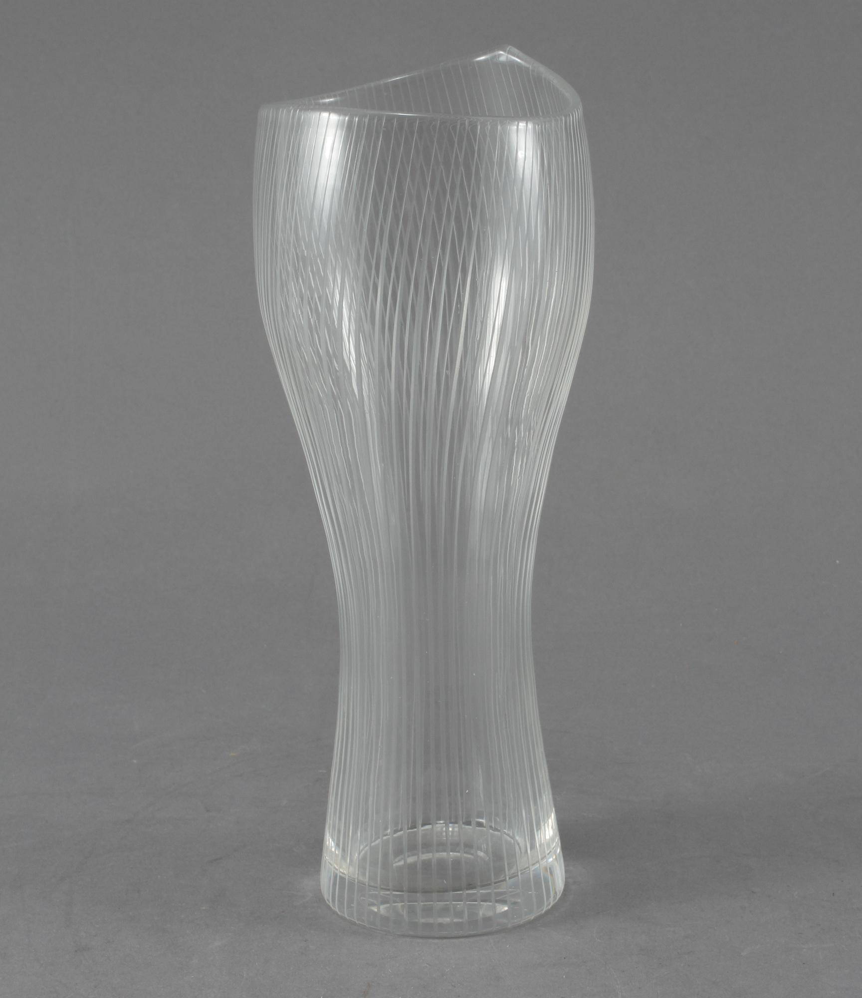VAS, glas, Tapio Wirkkala, Iittala, signerad.