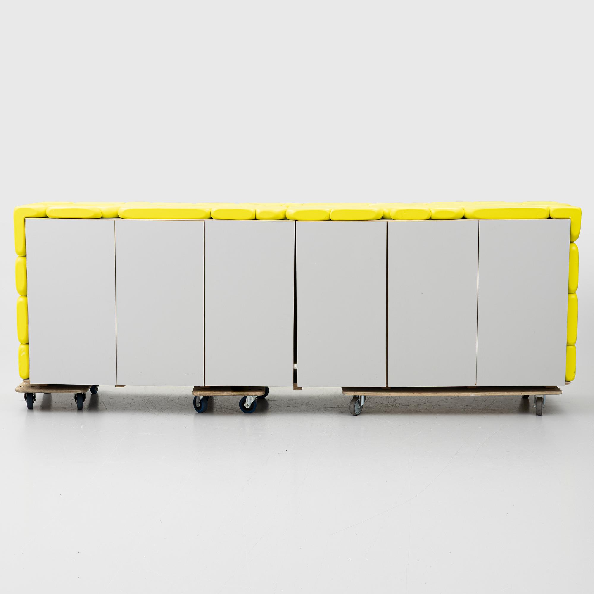 Soft Baroque, a unique “Puffy Brick” counter, 2020.