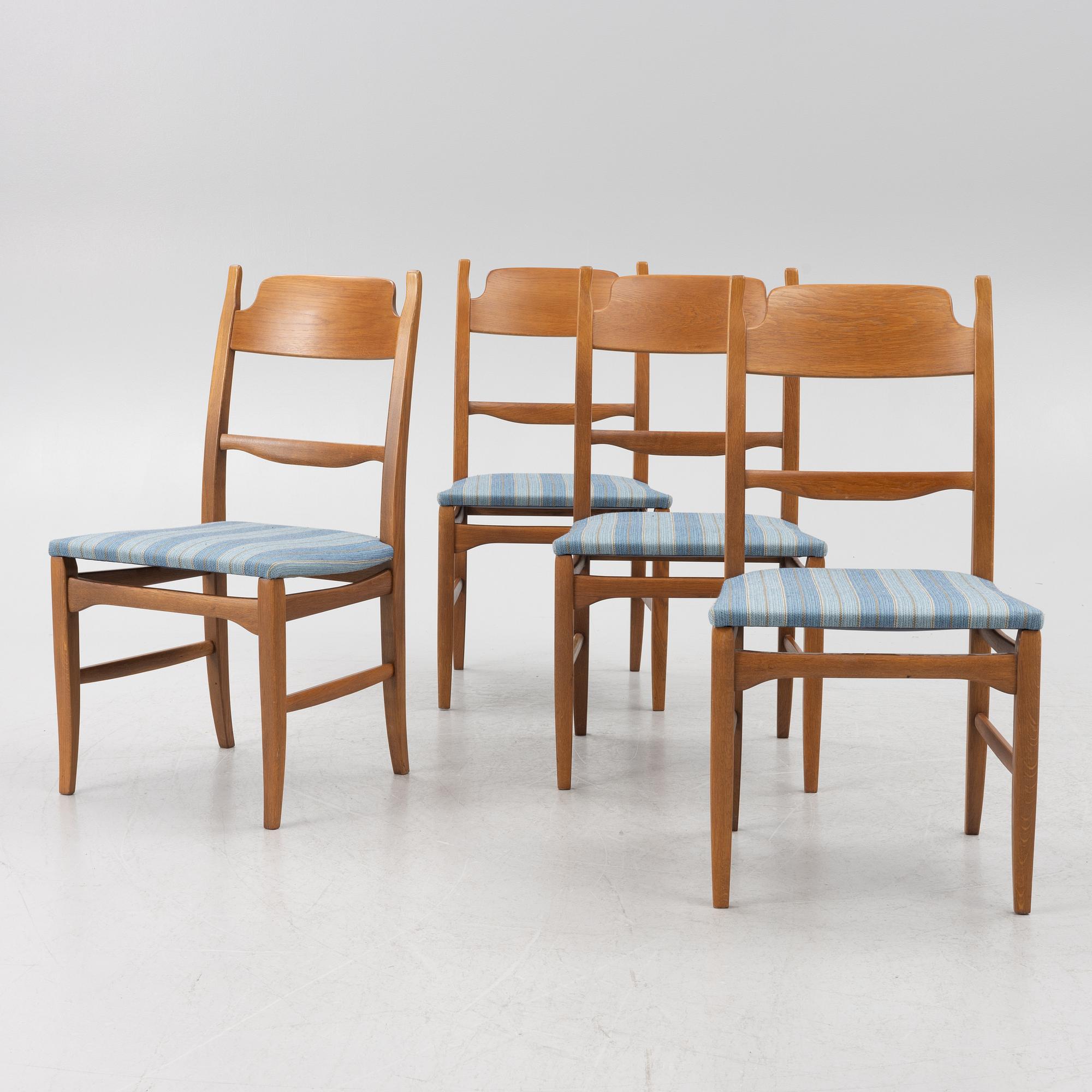 Carl Malmsten, four chairs 'Calmare Nyckel', late 20th century.
