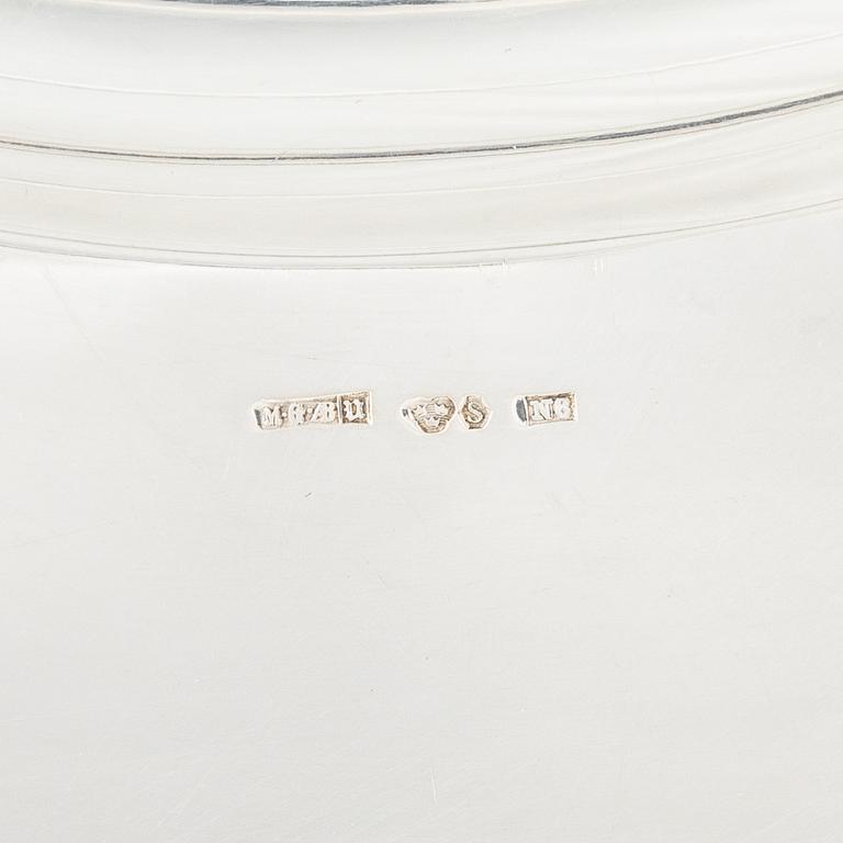 Fat, silver, MGAB, Uppsala 1939, med Hamiltons vapen.