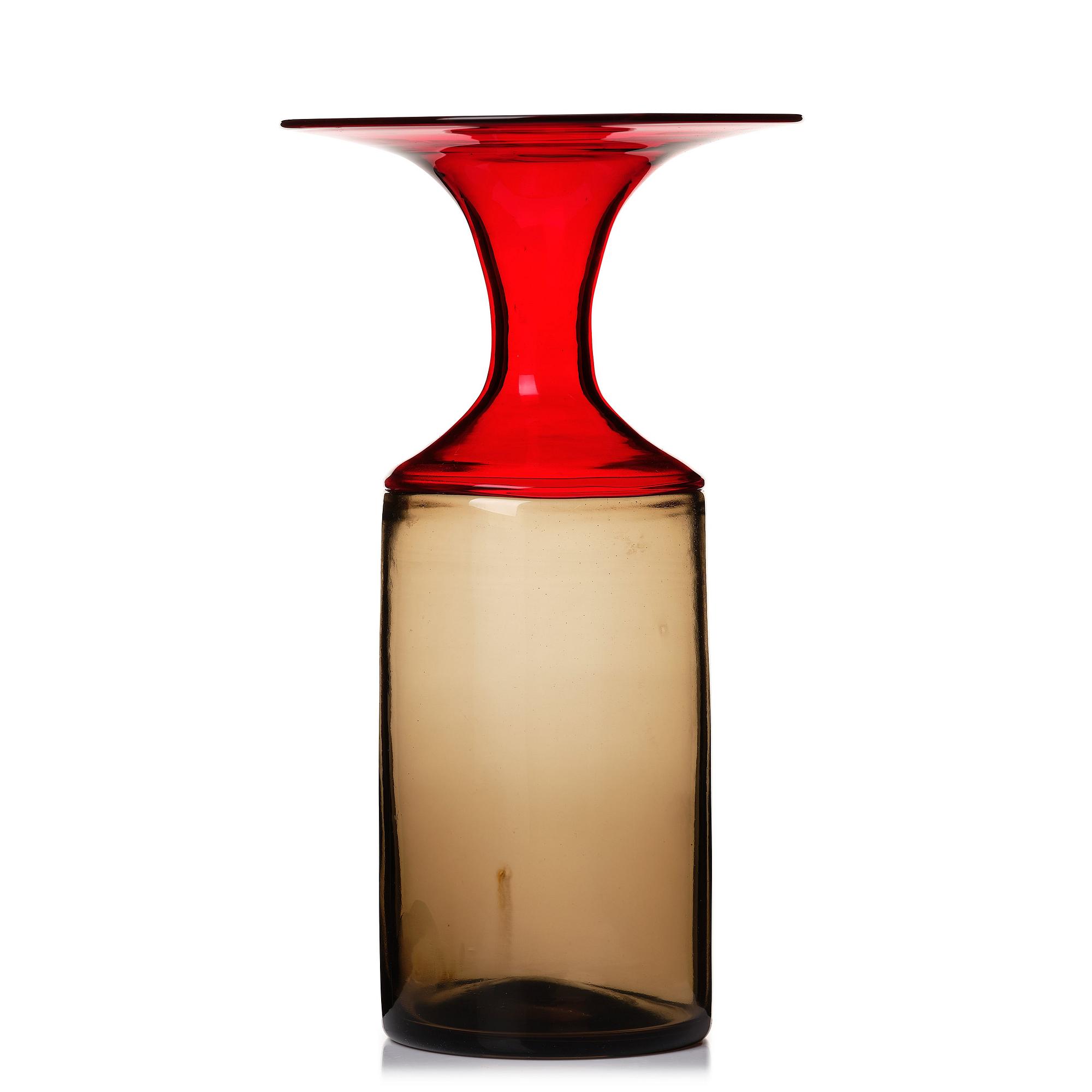Tapio Wirkkala, a "Lapponi" glass vase, Venini, Italy 1960's.