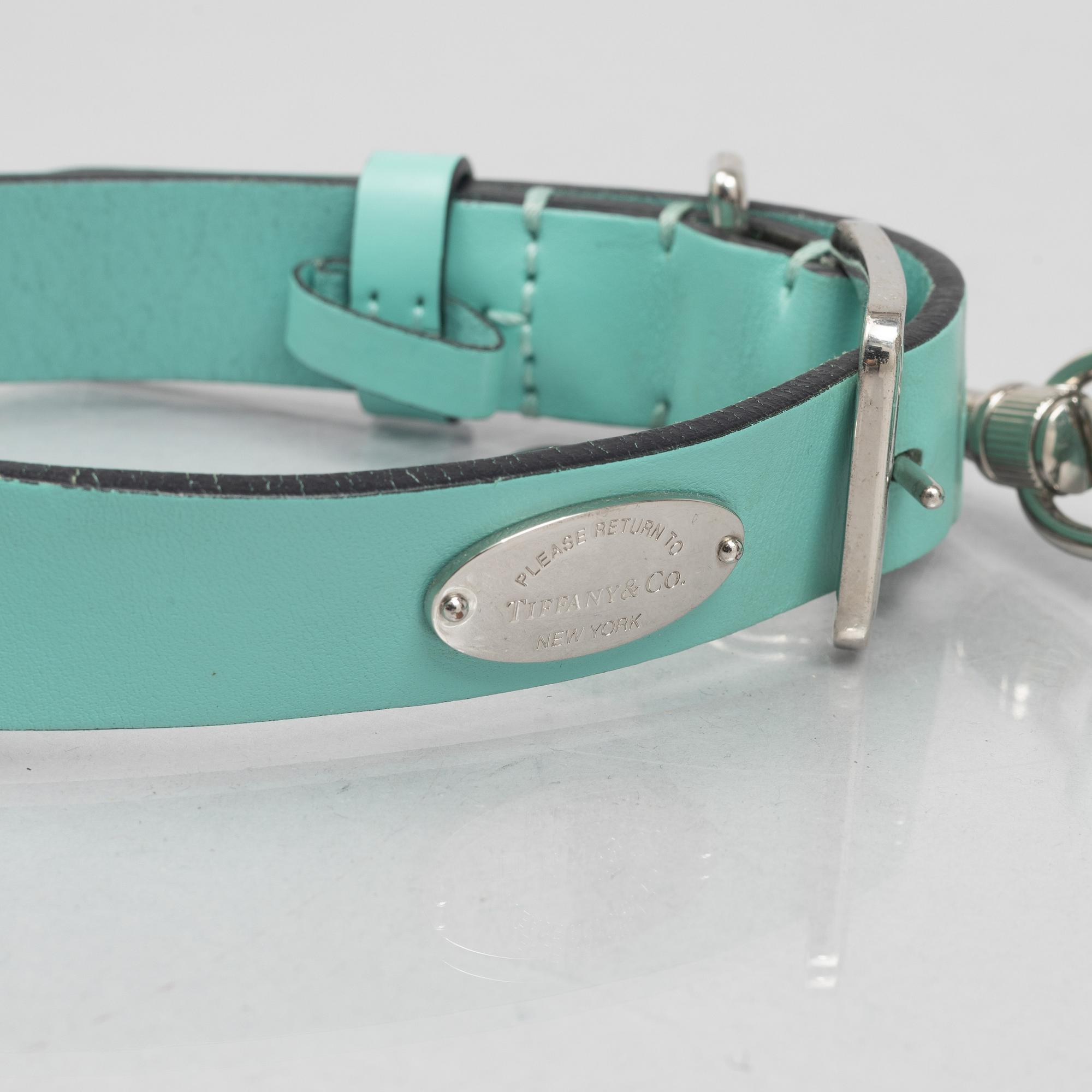 Tiffany & Co, hundhalsband med scarf.