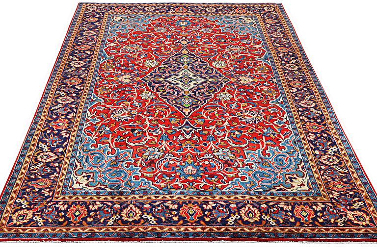 A carpet, Golpaygan, ca 353 x 225 cm.