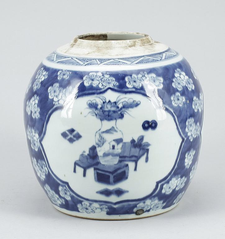 BOJAN, porslin, Kangxi-stil, Kina, sent 1800-tal.