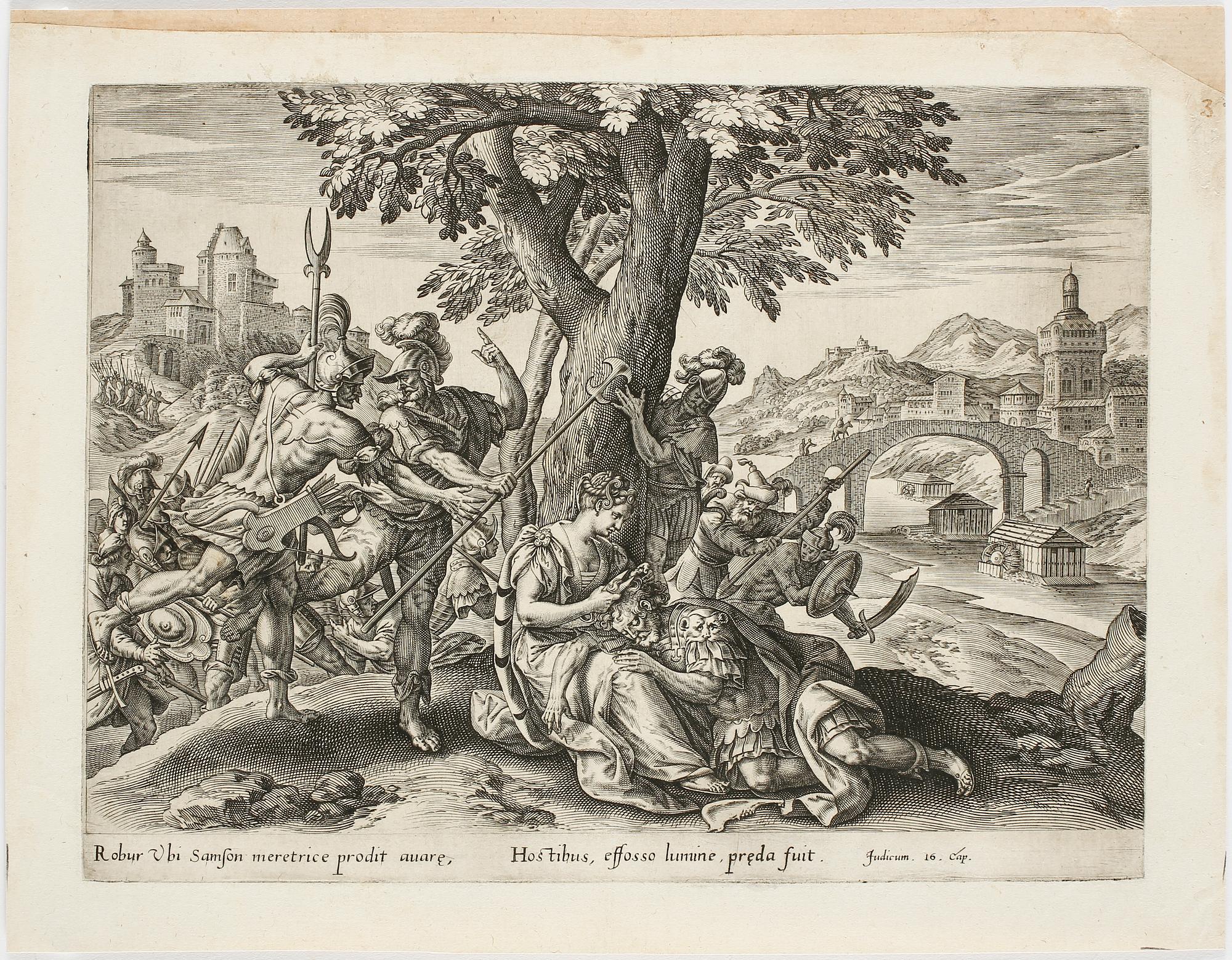 JOHANN SADELER I, engraving, 16th century.