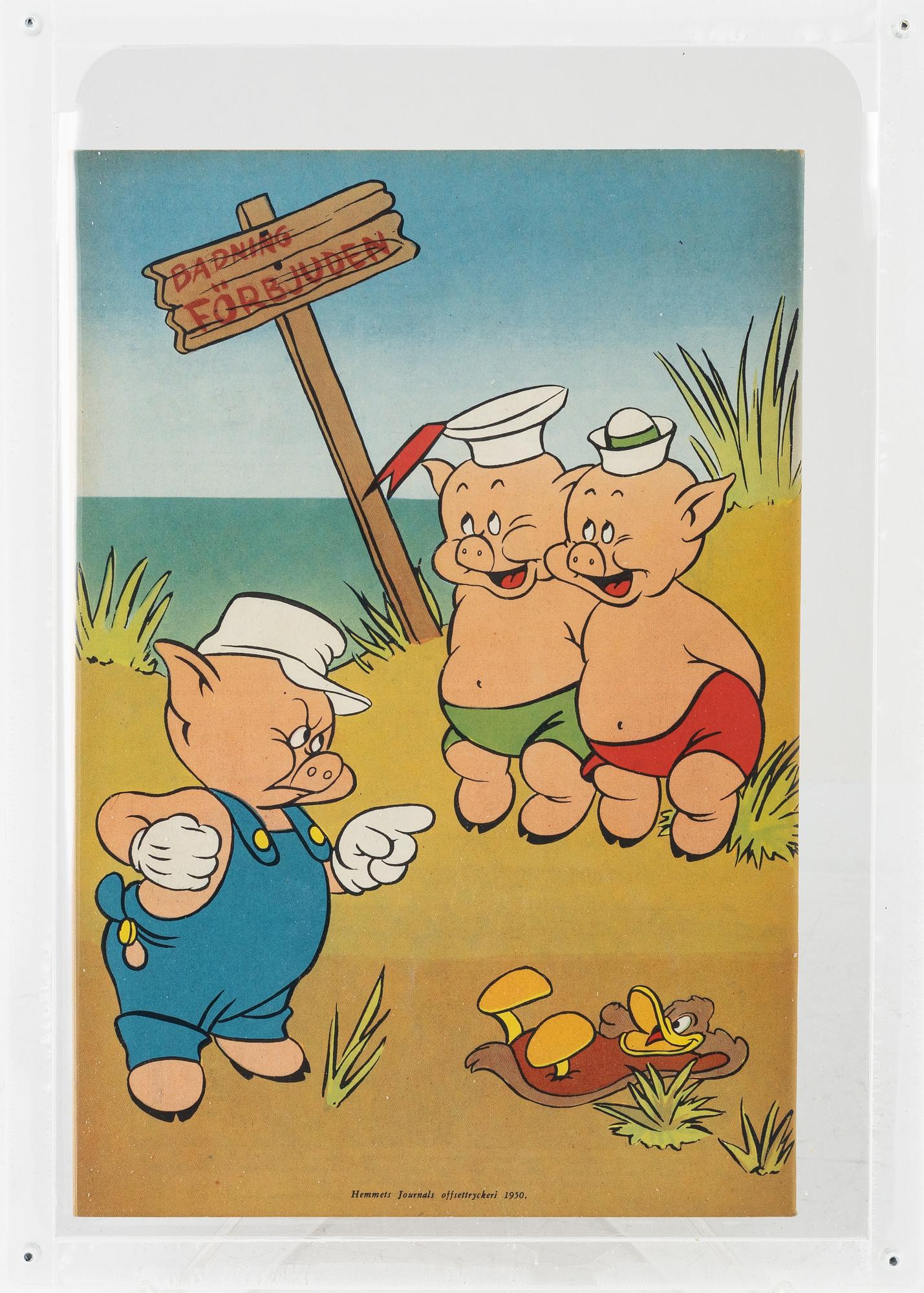 Comic book, "Donald Duck & Co" No. 7, 1950.