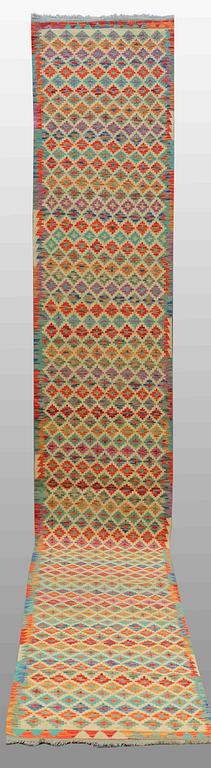 A RUNNER, Kilim, ca 512 x 77 cm.
