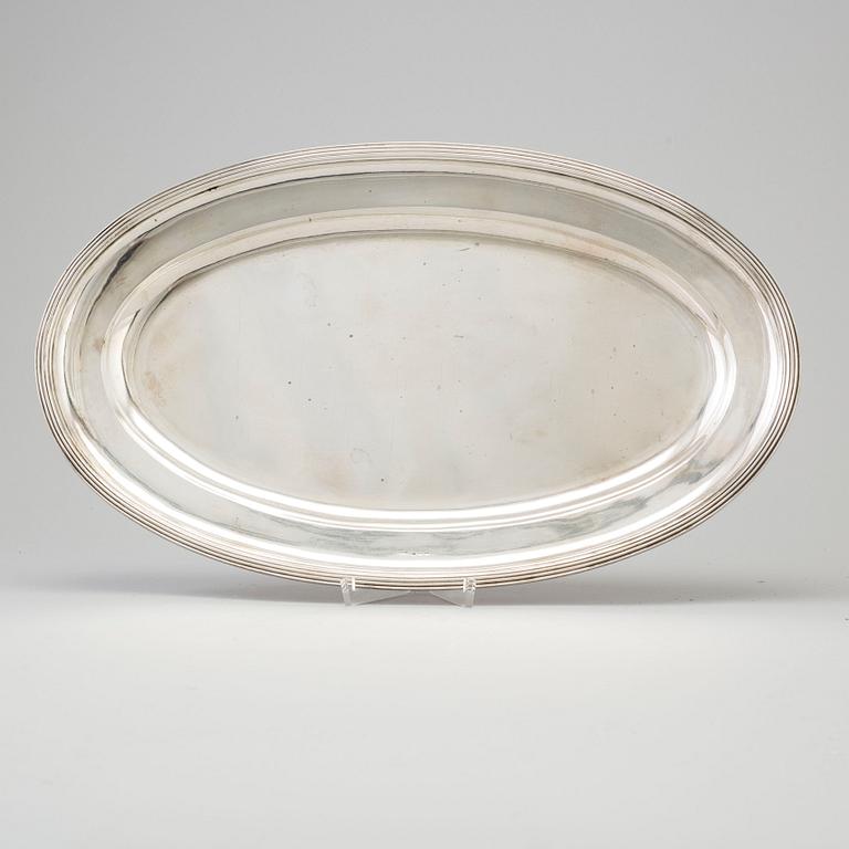 BRICKA, silver, Lars Larsson, Göteborg, 1882.