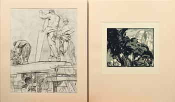 BOK, Frank Brangwyn med 20 grafiska verk.