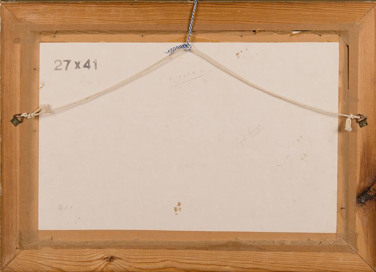 OSKARI PAATELA, öljy levylle, signeerattu ja päivätty 1936.