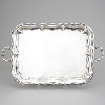 BRICKA, nysilver, tidigt 1900-tal.