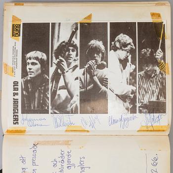 Four guest books with autographs, Ålberga motell 1957-1967.