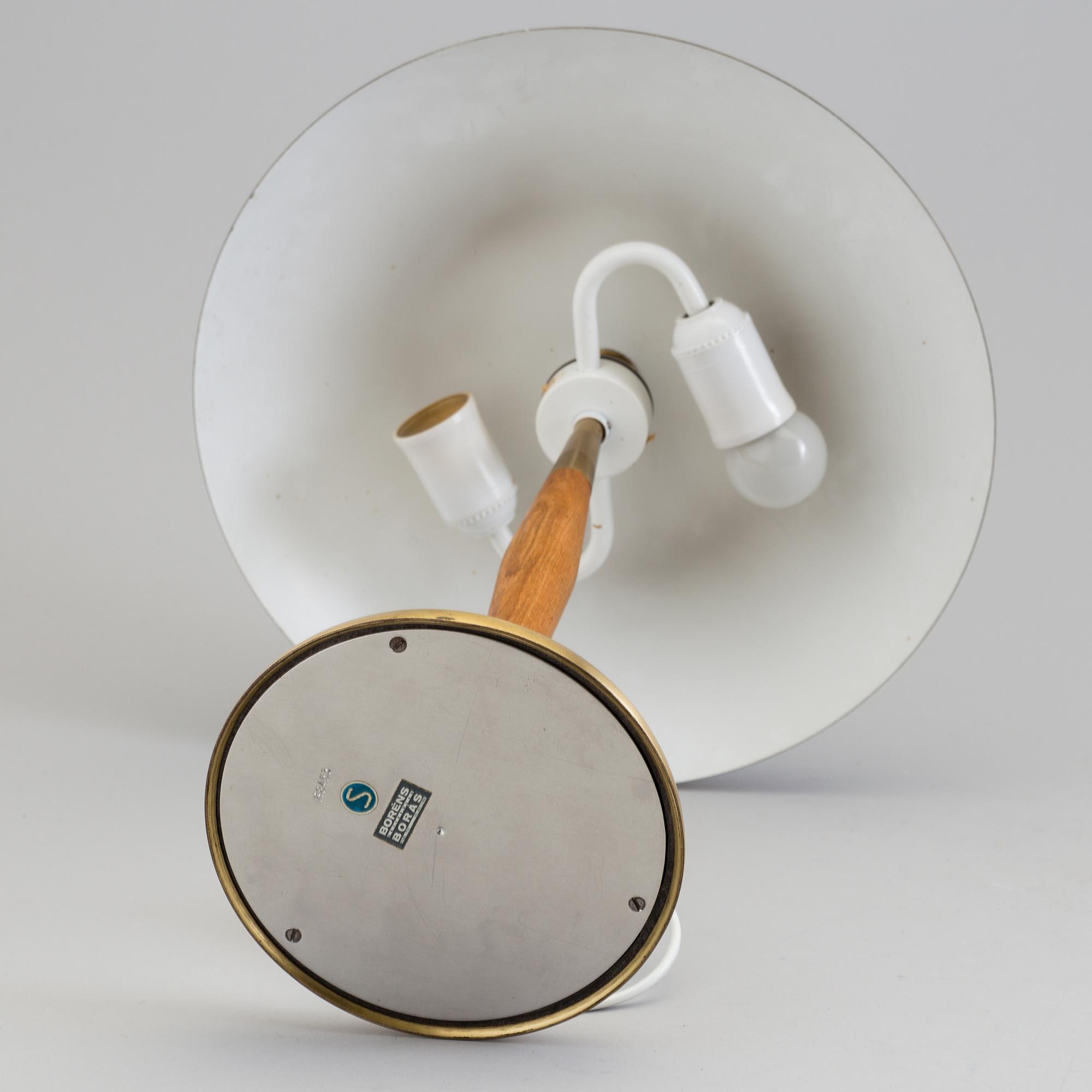 A TABLE LAMP, Boréns, Borås, no 38453, second half of the 20th century.