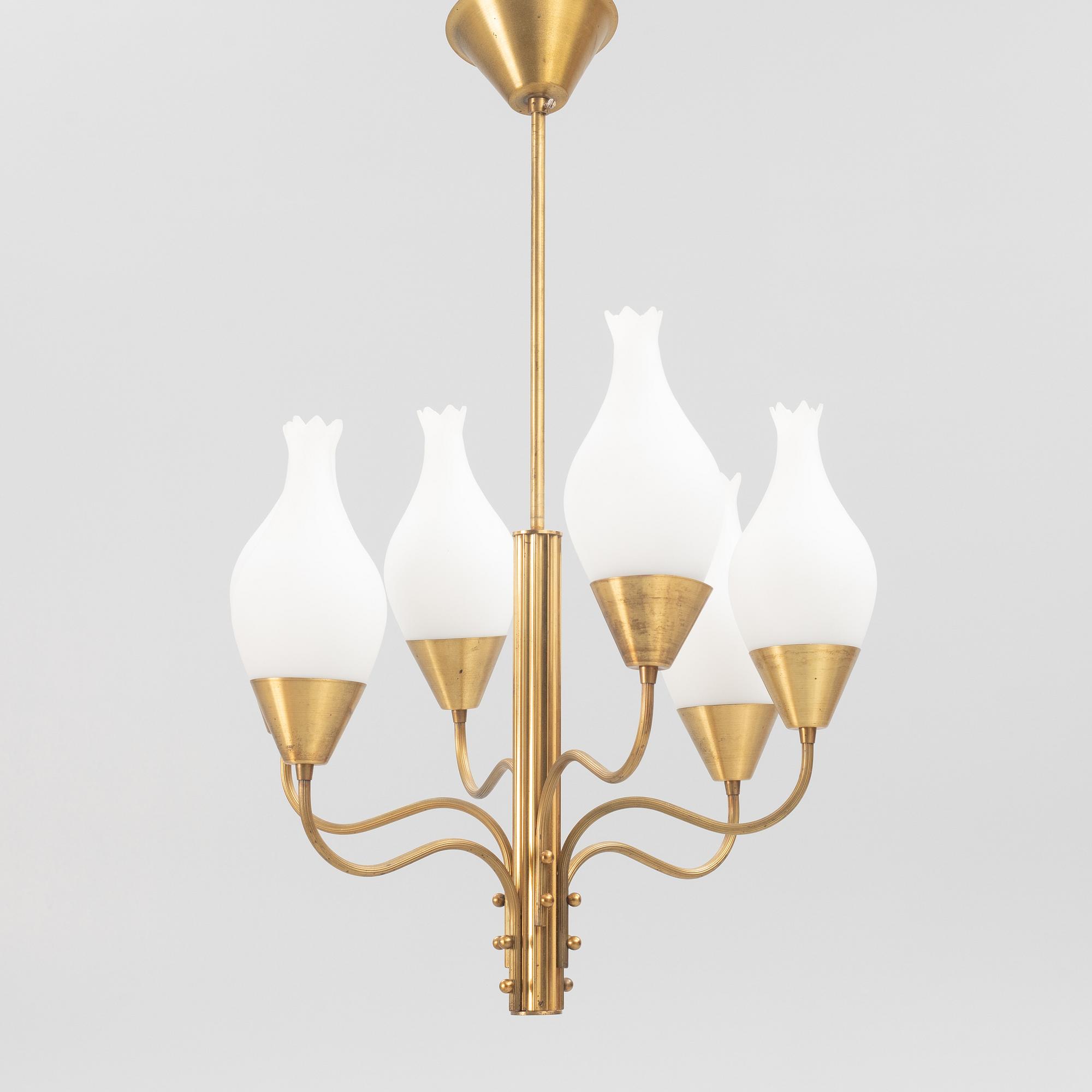 Ceiling lamp, Swedish Modern, 1940s/50s.
