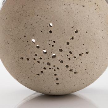 Kyllikki Salmenhaara, a stoneware tea strainer signed KS.