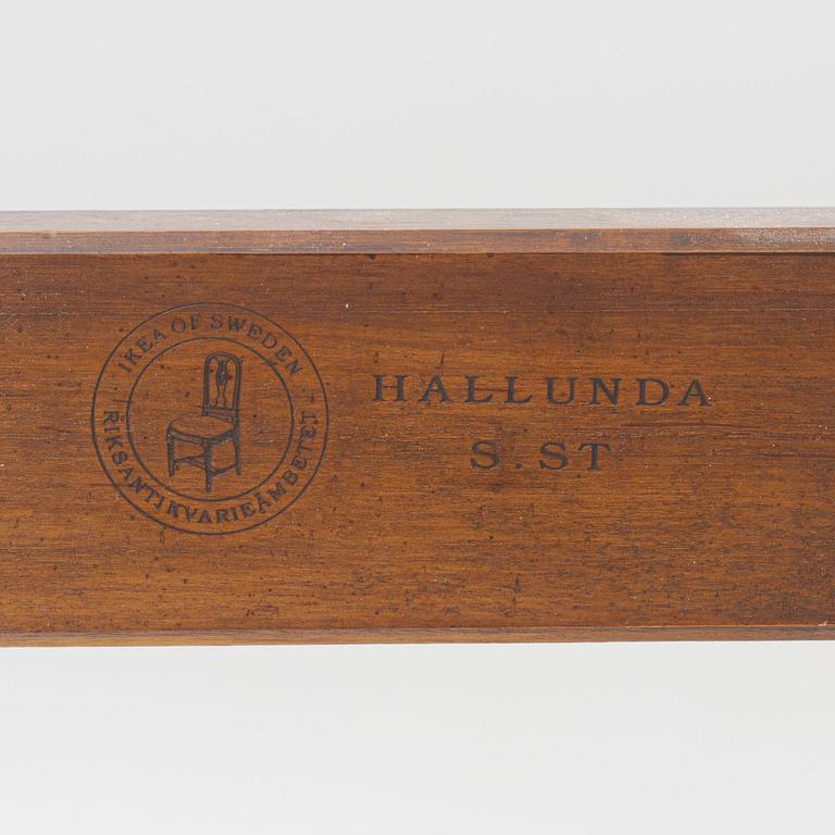 Stolar, 5 st, "Hallunda", gustaviansk stil, IKEA:s 1700-talsserie, 1990-tal.