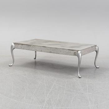 A concrete coffee table by Morten Voss, designed 1994.
