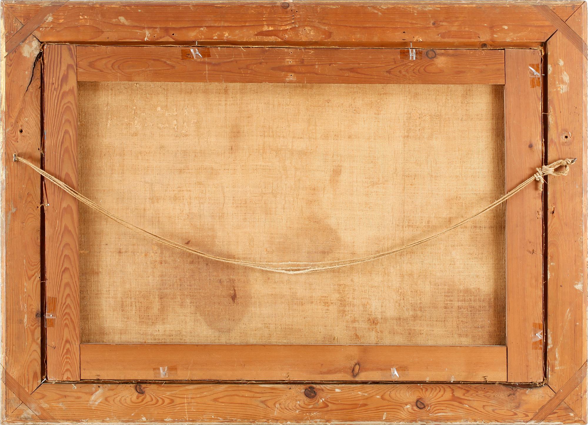 OKÄND KONSTNÄR, olja på duk, ej signerad, 1800-talets andra hälft.