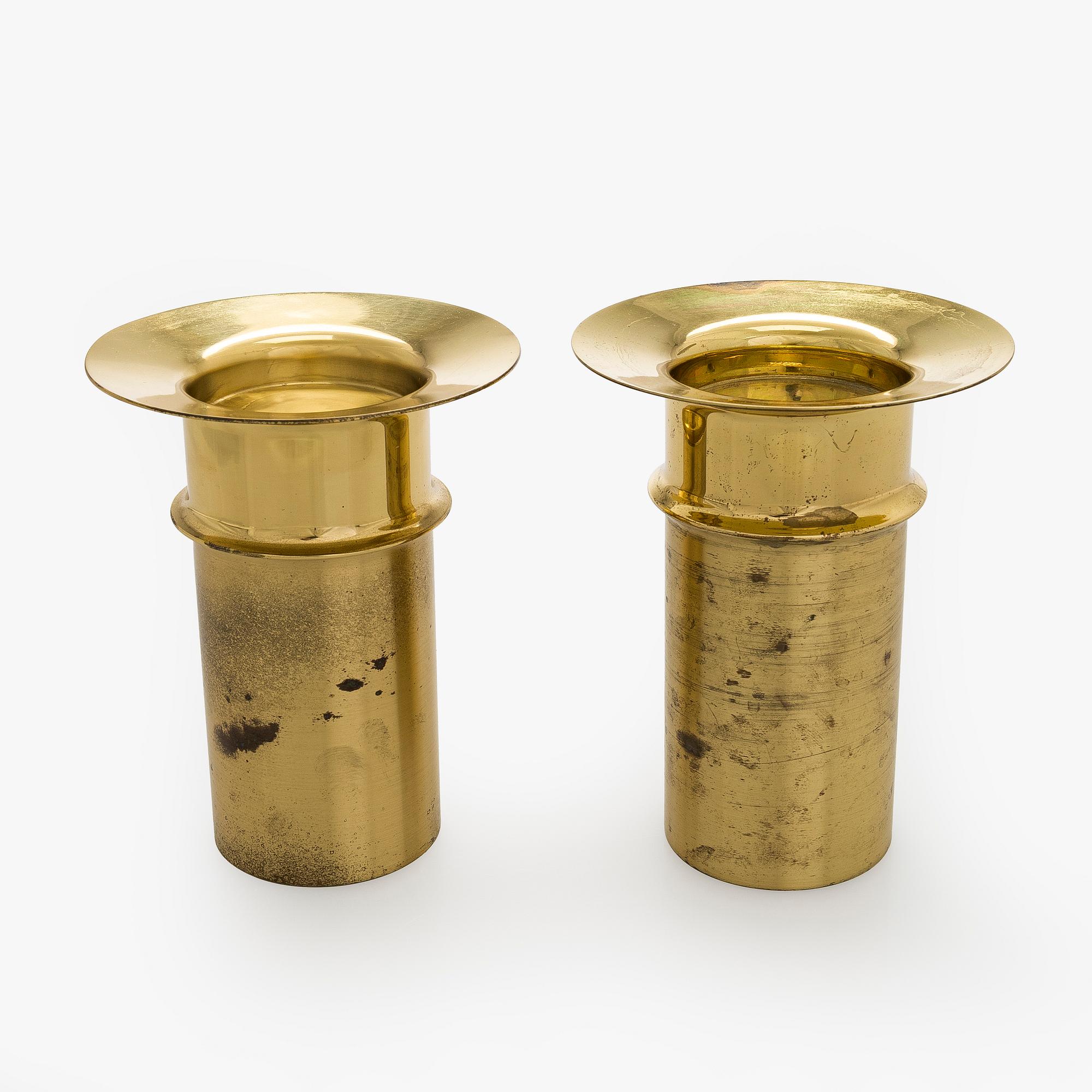 Tapio Wirkkala, Ljusstakar, 2 st, Kultakeskus Oy, Finland.