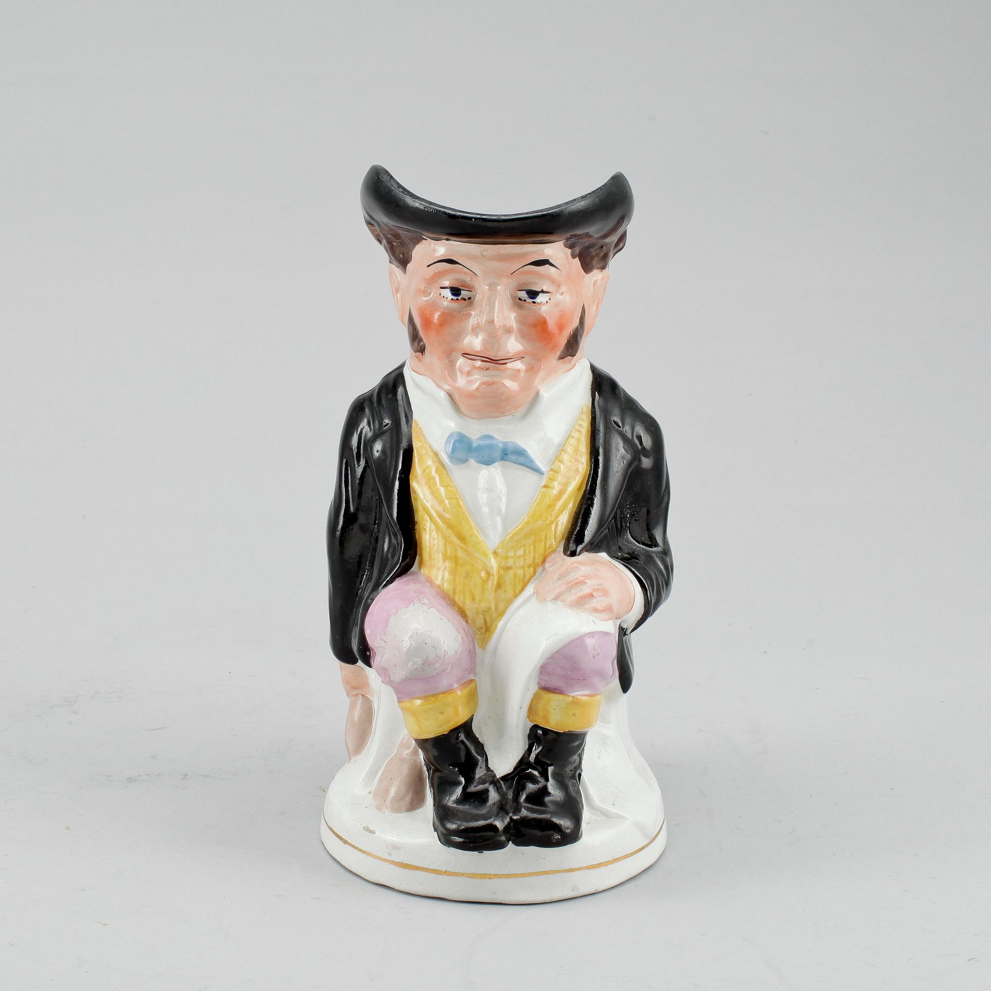 TOBY JUG, flintgods, 1800-tal.