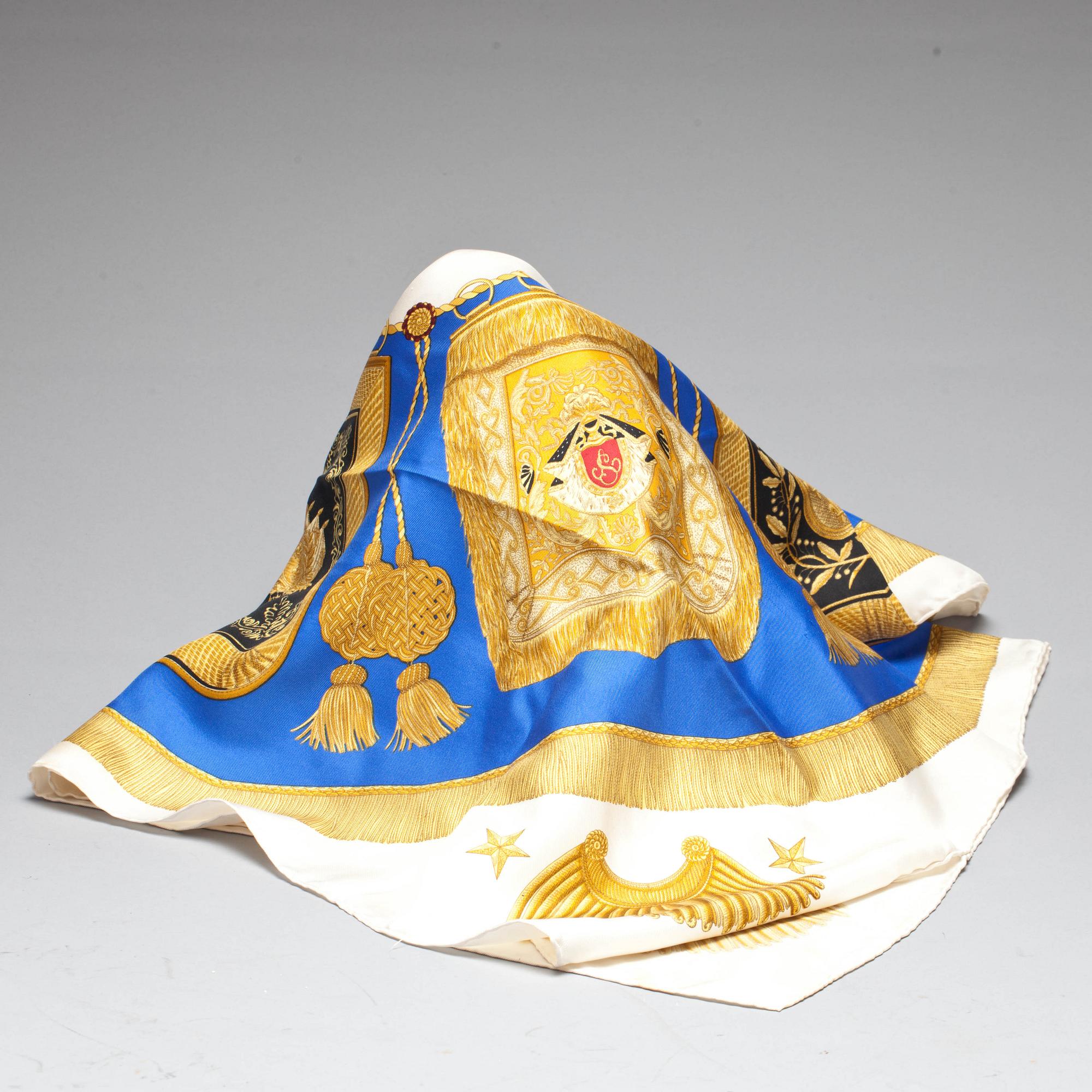 SCARF, siden, "Poste et Cavalerie", Joachim Metz, Hermès, Paris.