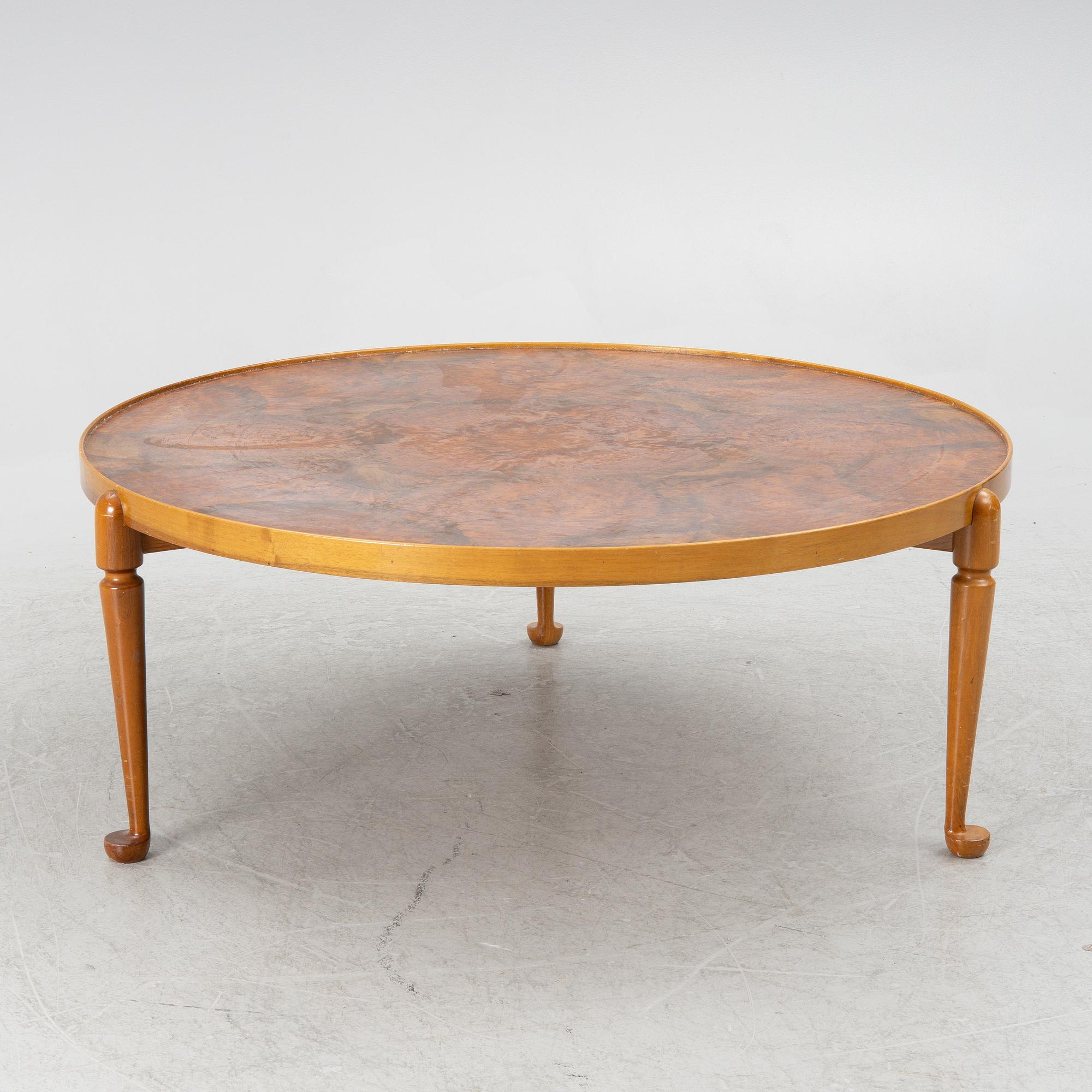 Josef Frank, soffbord, modell B 2139, Firma Svenskt Tenn, före 1985.