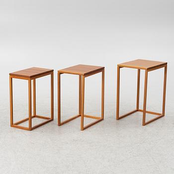 Ulla Christiansson, nesting table, 3 pieces, "Trio", K Andersson & Söner, late 20th century.