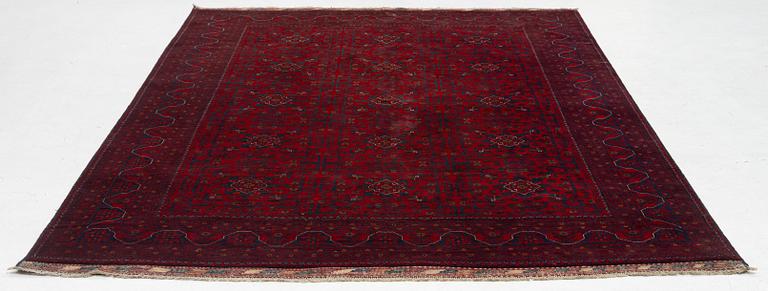 Carpet, Afghan, Khan Mohammadi, approx. 292 x 201 cm.