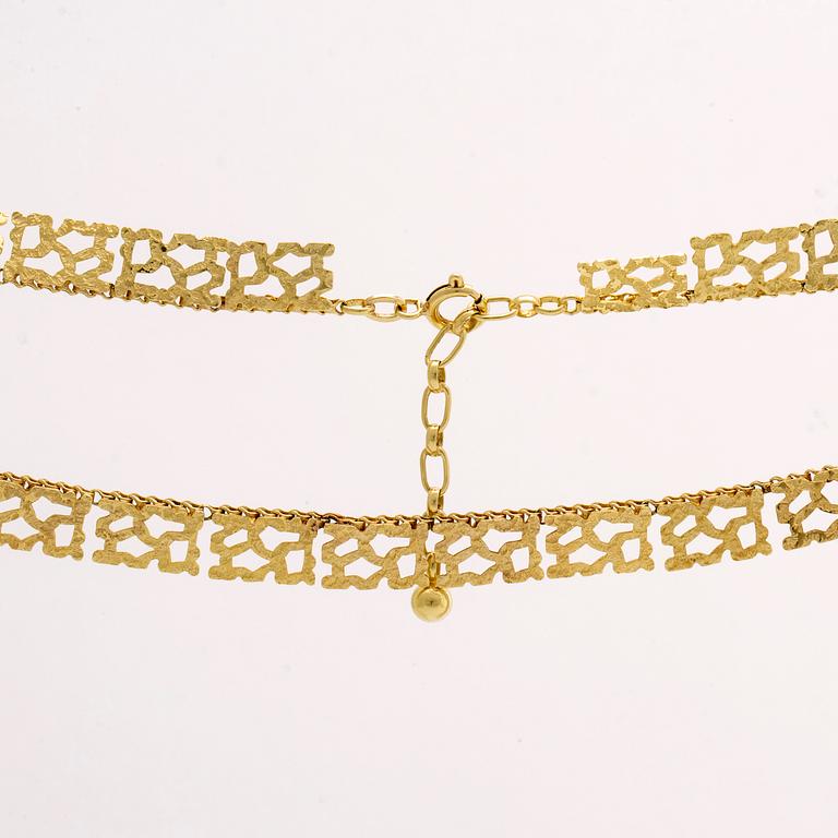 HALSBAND 14K guld, 21,9 g, ca 45 x 1 cm.