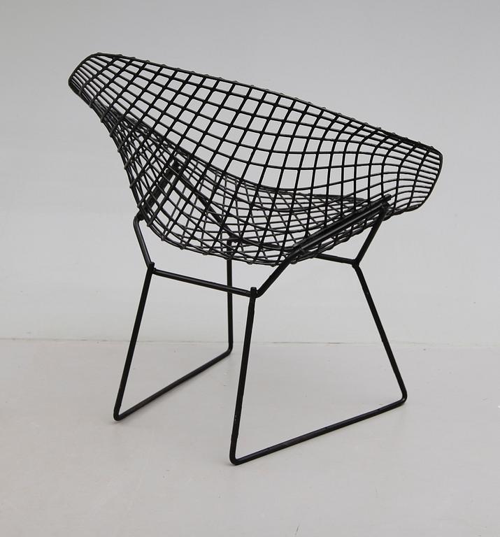 FÅTÖLJ, "Diamond Chair", Harry Bertoia, 1900-talets andra hälft.