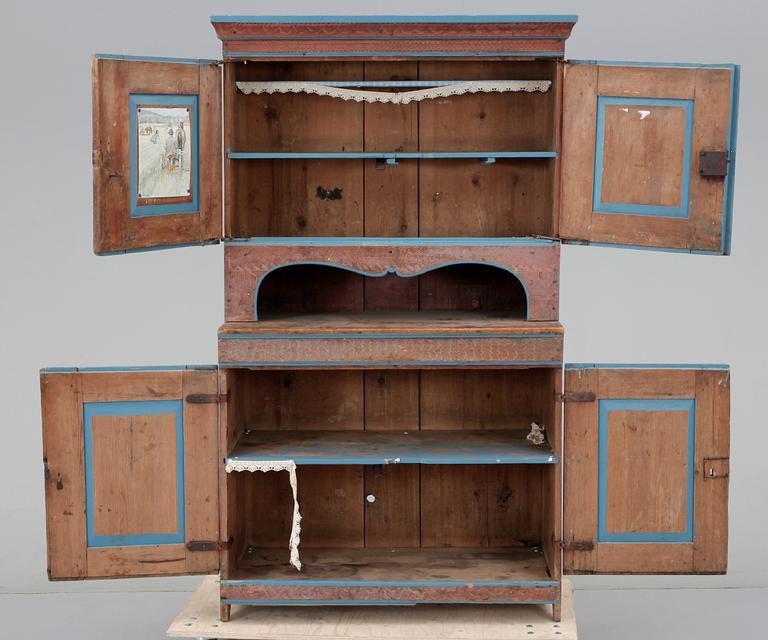 SKÅP, allmoge, Dalarna, 1800-tal.